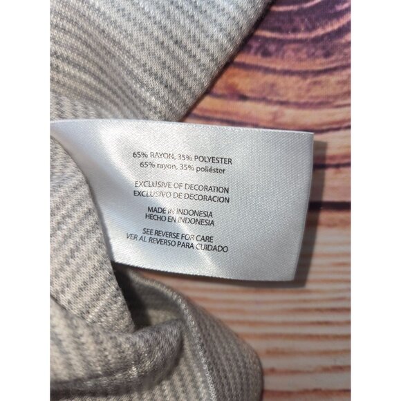 Orvis Classic Collection Long Sleeve Crew Shirt Large Gray Striped - Picture 7 of 8